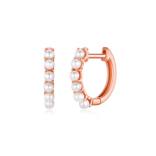 Pearl Huggie Earring